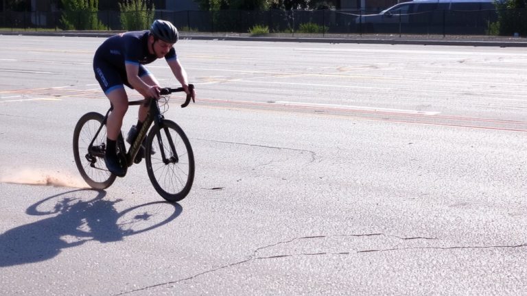 accelerating out of tight corners