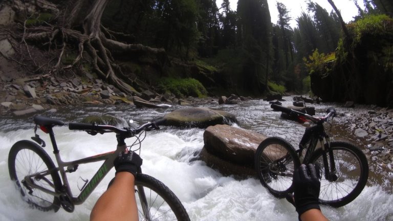 advanced mountain bike water trails