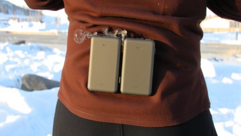 batteries near skin for warmth