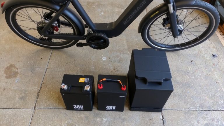 battery size for e bikes