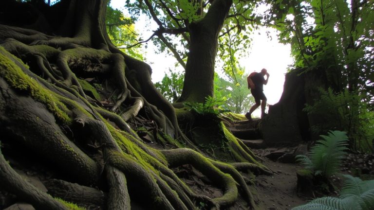 breathing on rooted slopes