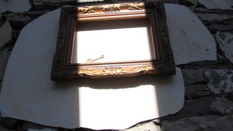 camouflaged frame valuables storage