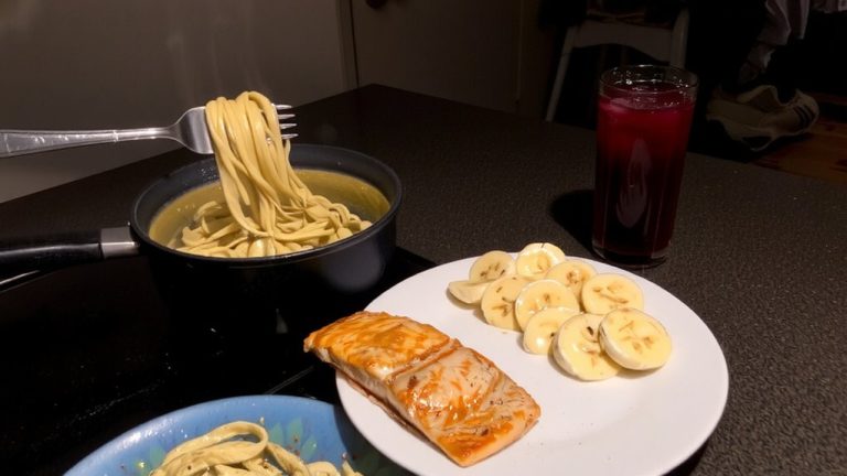 carb load dinner night