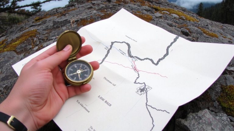 compass bearings navigation technique
