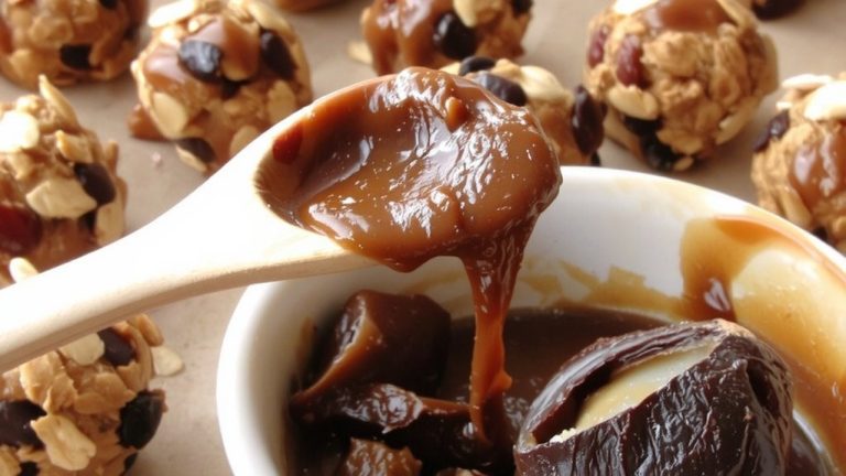 date paste binds energy bites