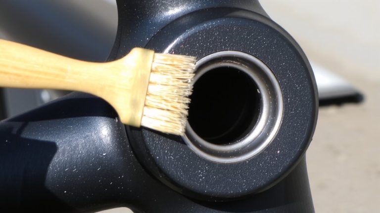 degreasing axle threads safely