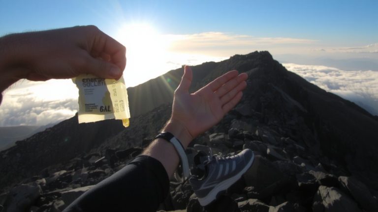 energy gel timing on climbs