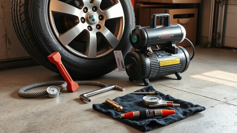 essential tire changing tools