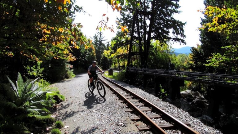 find abandoned rail mountain trails