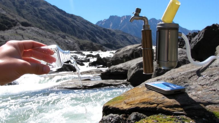 glacial meltwater filtration safety