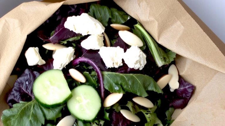 goat cheese added to salads