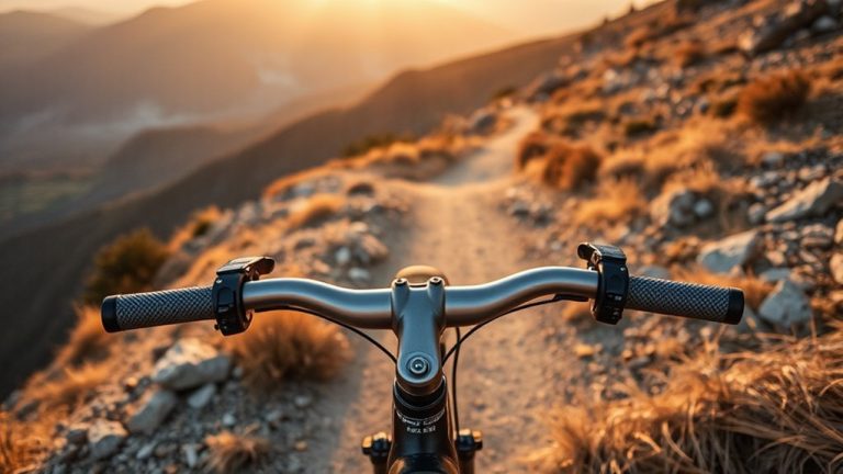 gravel handlebars for control