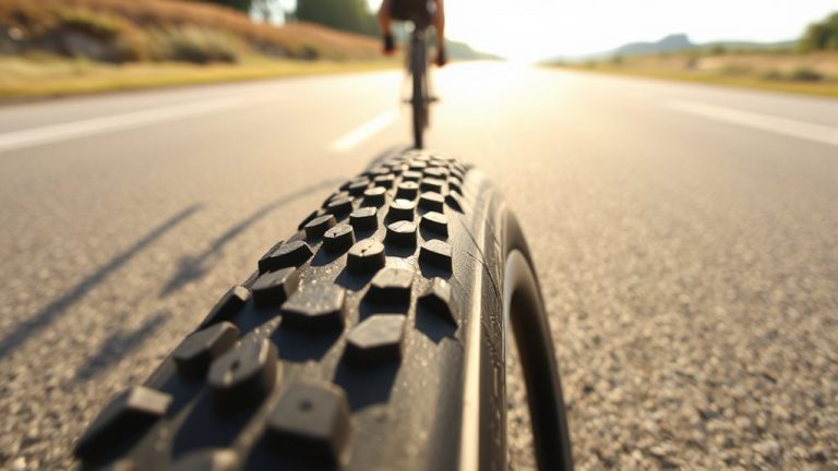 gravel tires smooth pavement