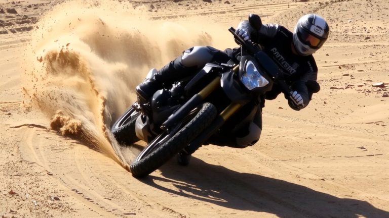 handling tire squirm in sand