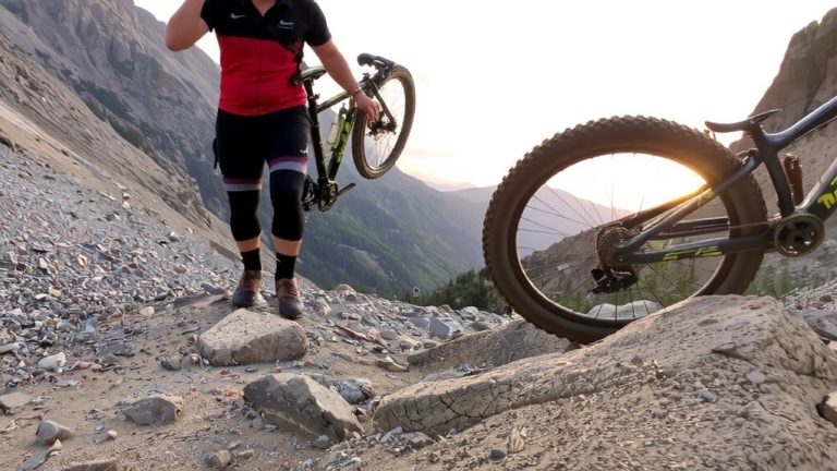 hike a bike trail simulation