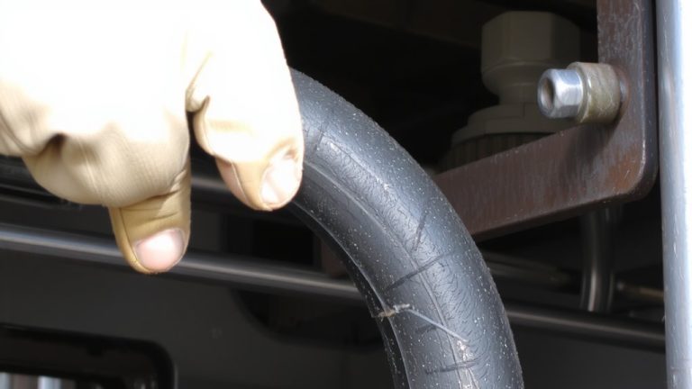 hose routing abrasion inspection