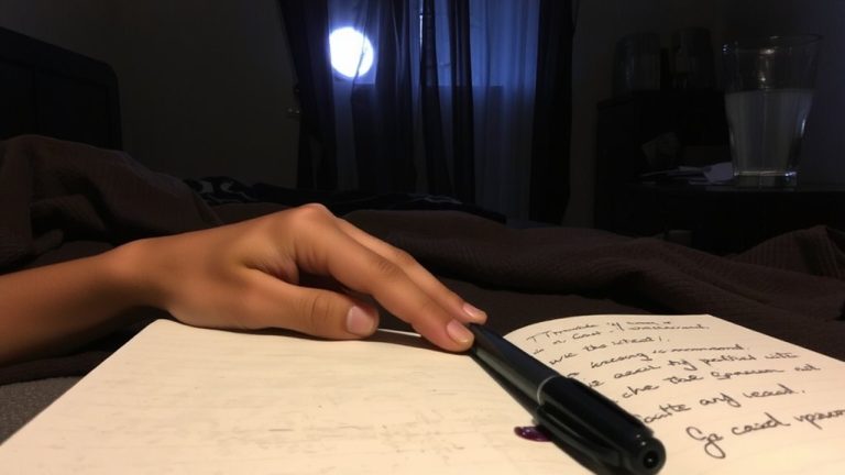 journaling through exhaustion episodes