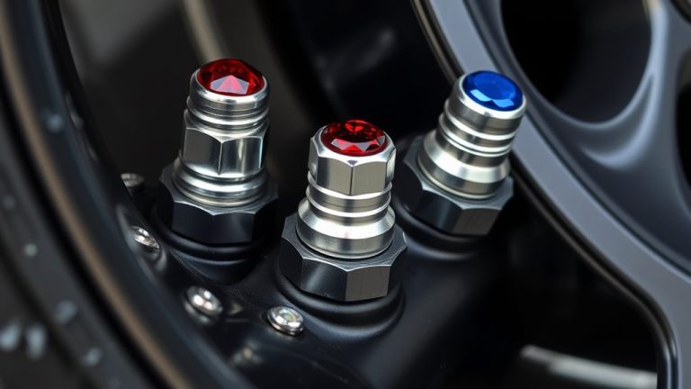 leak proof stylish tire valve caps