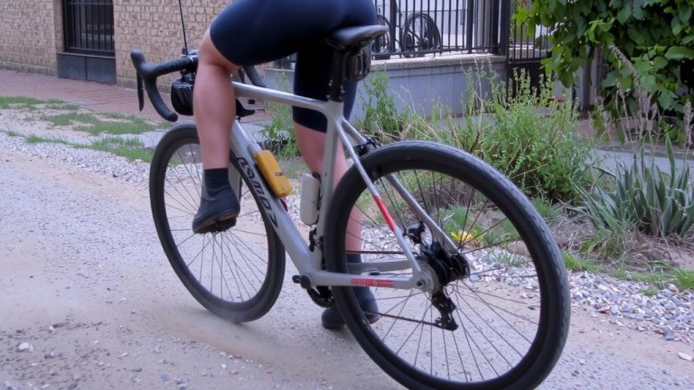 lean back during braking