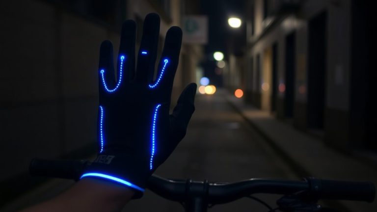 lighted gloves for night safety
