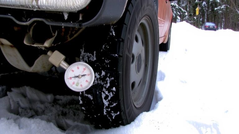 lower pressure for traction