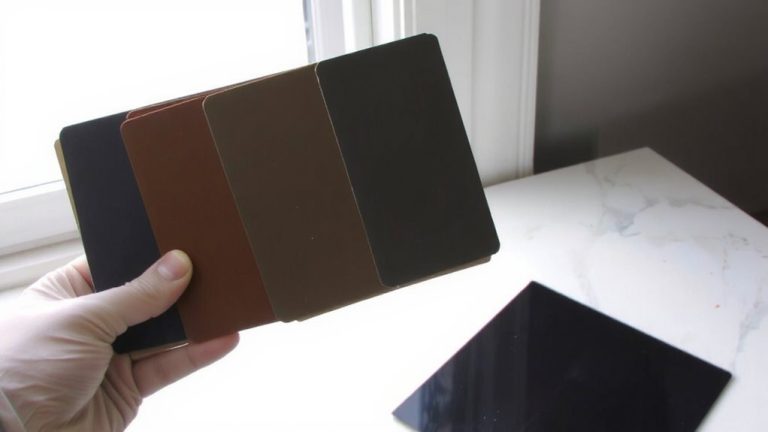matte finishes minimize glare
