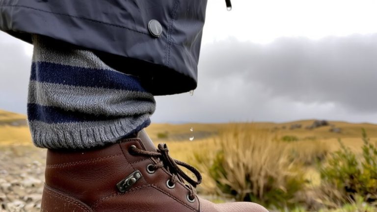 merino wool rain layering