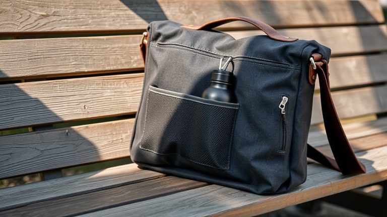 messenger bags with bottle holders