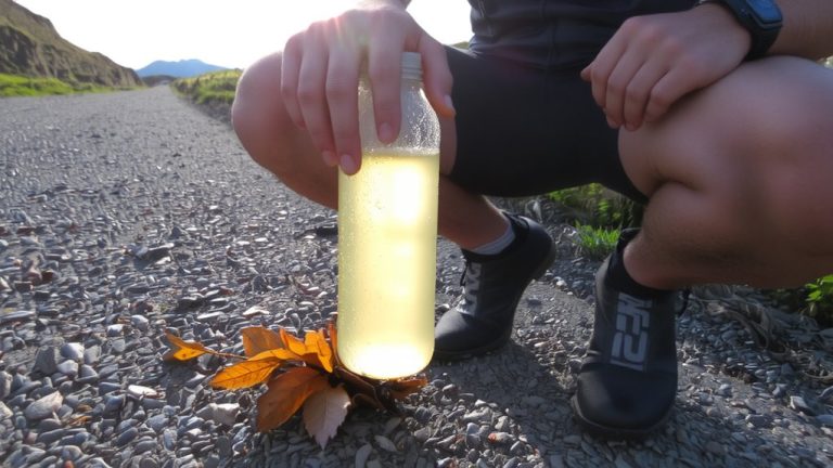 monitor urine color hydration