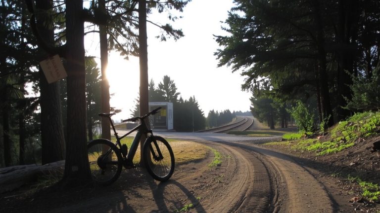 mountain bike trails by transit