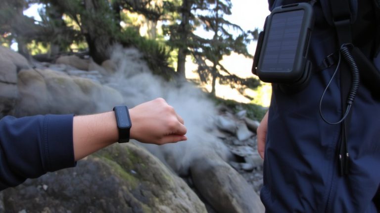 off grid body temperature monitoring
