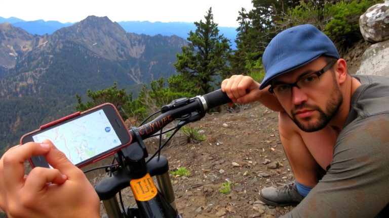 offline mountain bike navigation