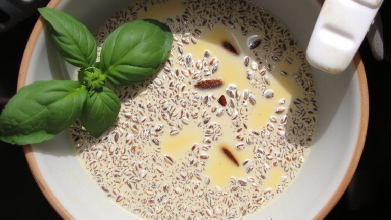 overnight soaked chia seeds