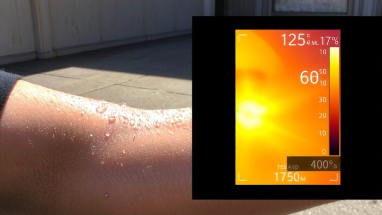 predict sweat evaporation using humidity index