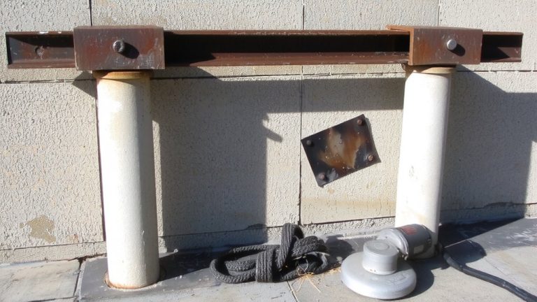 recycled industrial workstand build