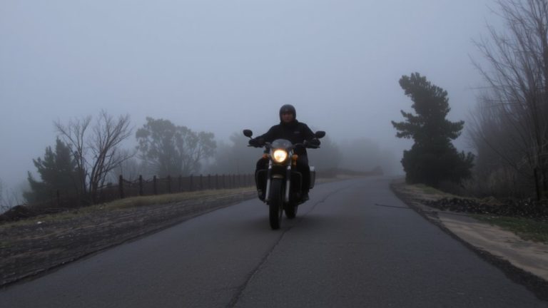 ride with proper lighting