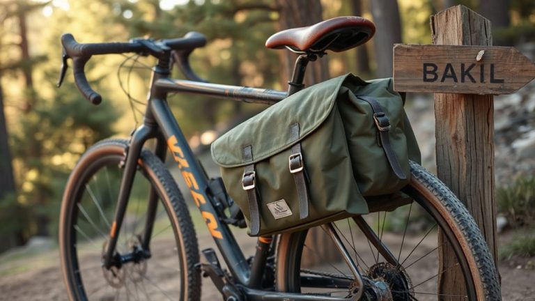 saddle bag bikepacking gear