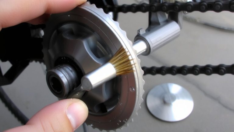 scrubbing cassette teeth individually