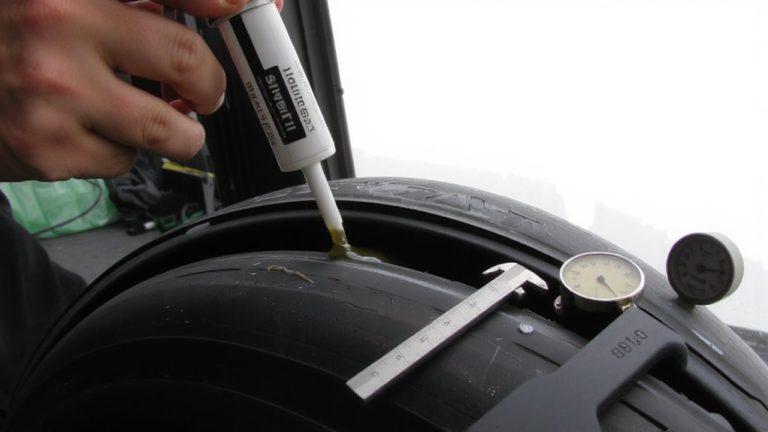 sealant volume by tire width and humidity