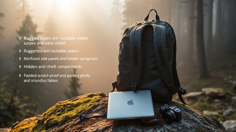 secure backpacks for gear safety