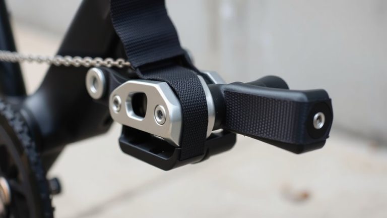 secure bike pedal straps