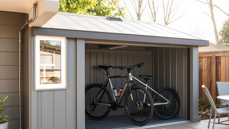 secure dry bike storage