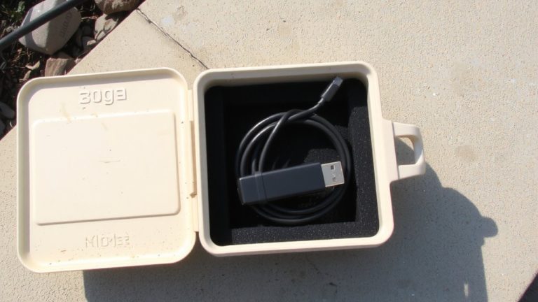 secure usb cables dry