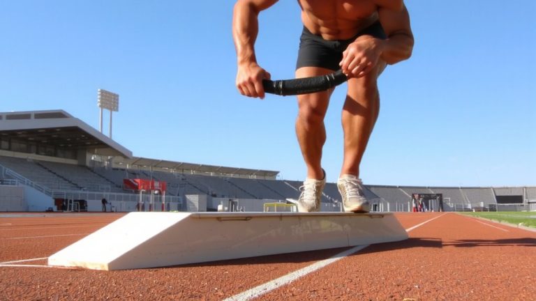 sled pushes for sprint finishes