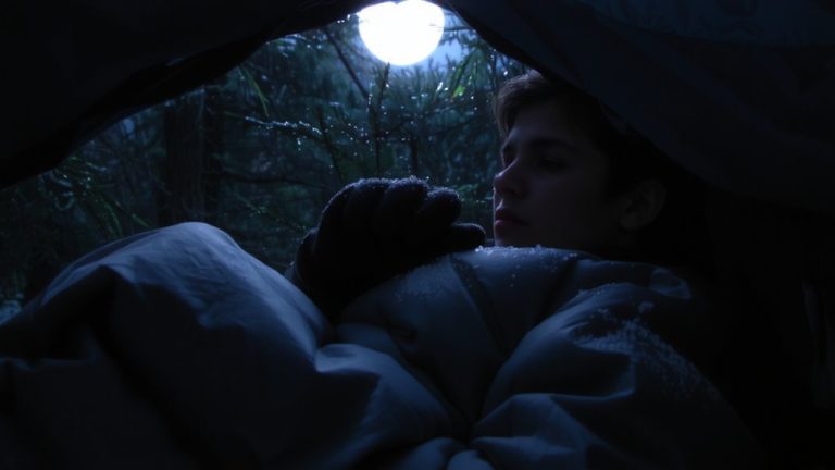 sleeping warm in freezing conditions