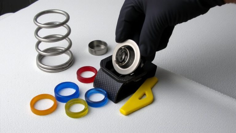 spring rate tuning via spacers