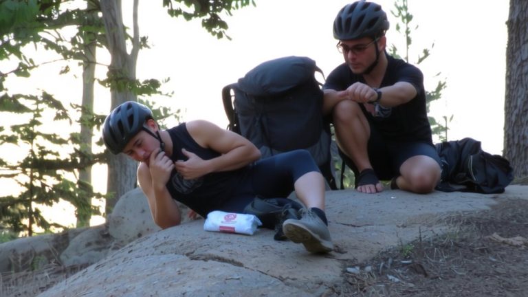 stop ride immediately seek help