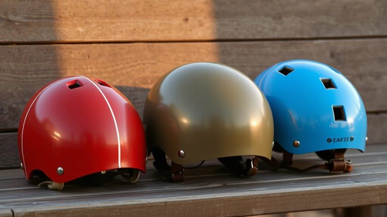 stylish and protective retro helmets