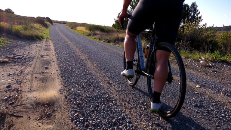 subtle grades affect pedaling