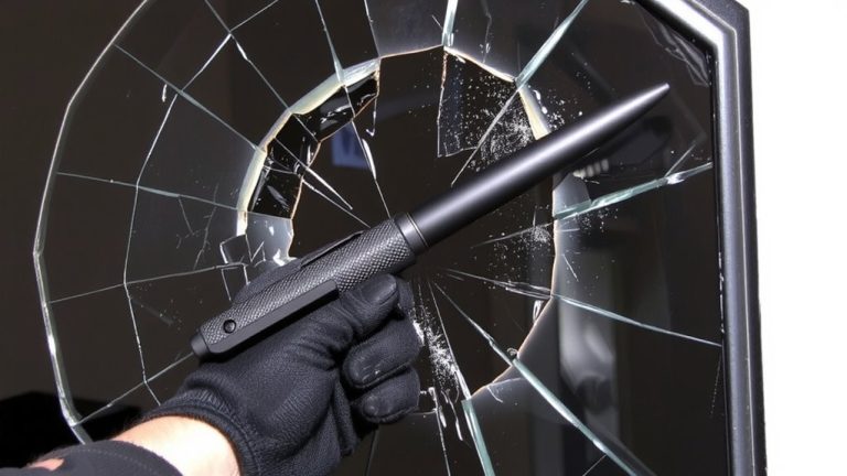 tactical pen knives with glass breakers